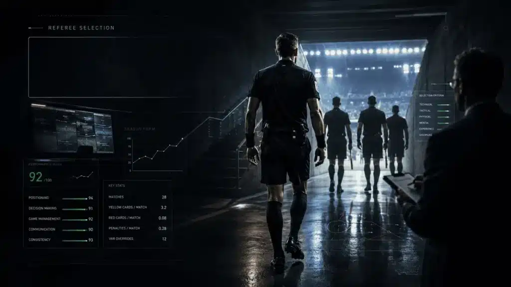 UEFA and FIFA referee selection criteria