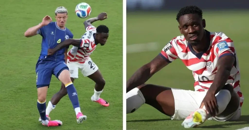 Folarin Balogun Sent Off Against Bosnia and Herzegovina