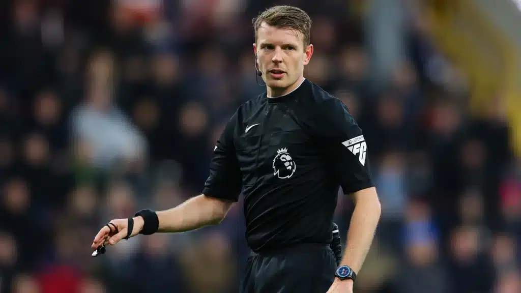 Sam Barrott appointed as referee for the 2026 Community Shield between Arsenal and Manchester City