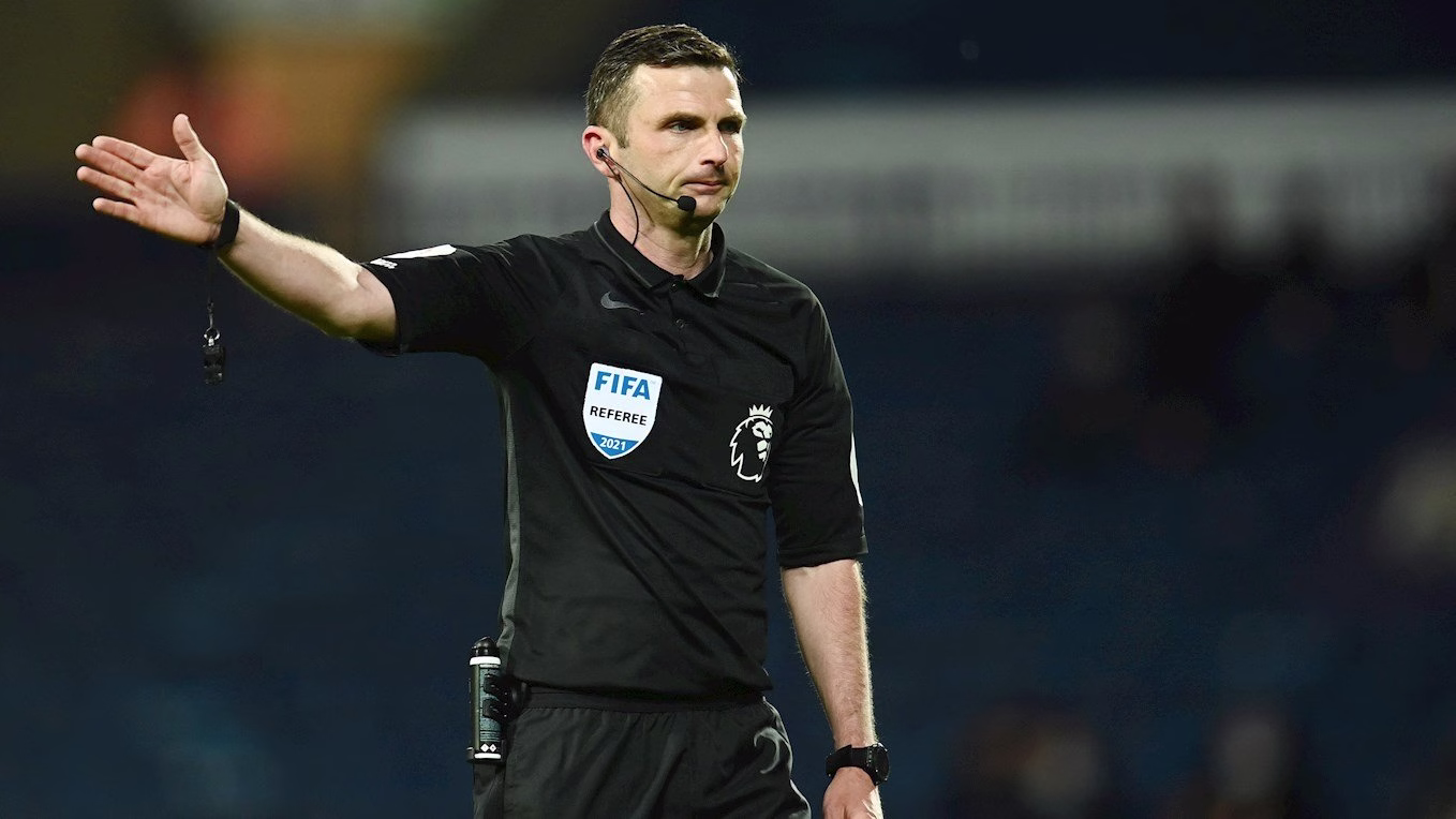 Michael Oliver Champions League referee for Slovan Bratislava vs Mjällby
