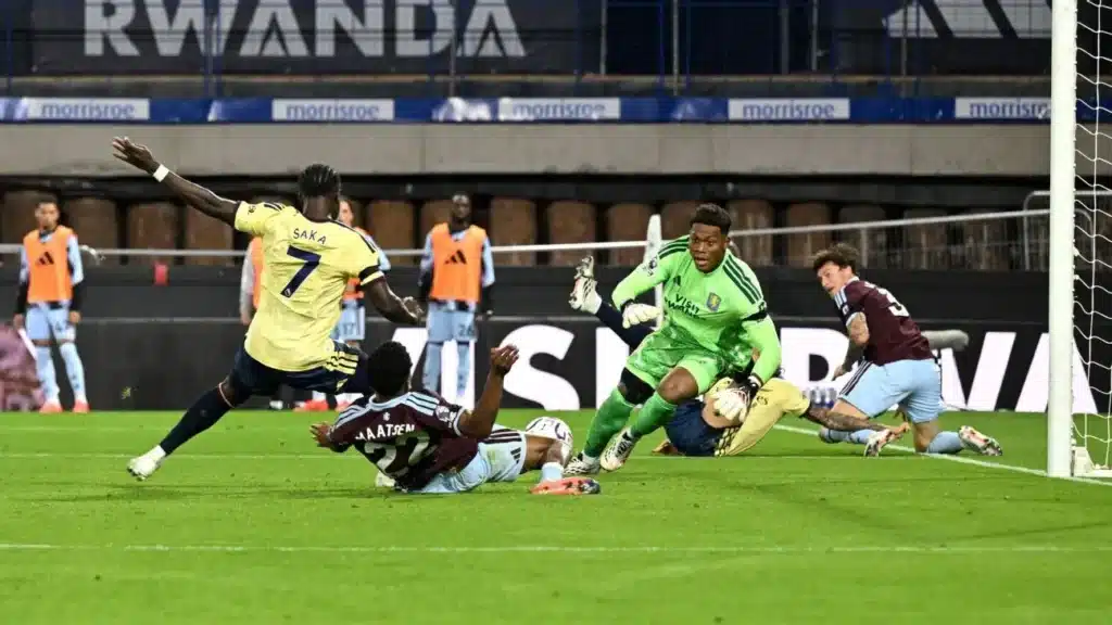 Aston Villa vs Arsenal VAR review after Bukayo Saka penalty decision