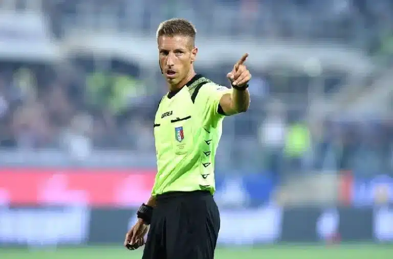 Davide Massa, referee for England vs Spain at Wembley